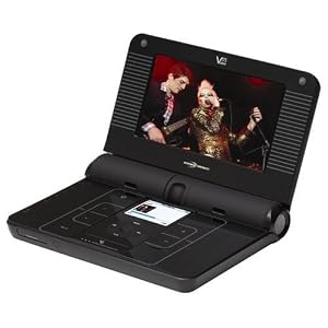Sonic Impact V-55 Portable Speaker System with LCD Screen and Remote for iPod (Black)