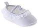 Kuner Baby Girl Christening Baptism Toddler Shoes Dance Ballerina Slipper with Bow Ribbon
