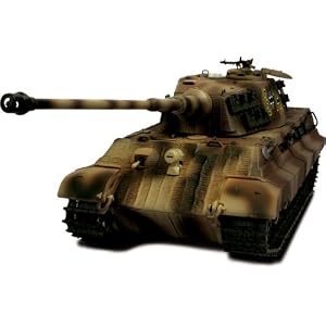 Radio controlled 1:24th Scale King Tiger Tank by 