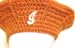 Hand Crocheted Imported Finest Brown Color Soft Lambs Wool Girls Beret with Pom Pom and Customer Chosen Ivory Monogram Letter for Sizes Infants and Toddlers