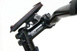 iPhone Bike Holster on stem (IPhone4 Must Remove Protection Cover to fit in)