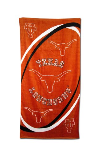 Texas Longhorns Fiber Reactive Pool/Beach/Bath Towel (Team Color)
