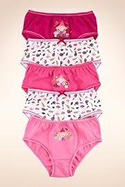 5 Pack Younger Girls Pure Cotton Little Kingdom Woodland Briefs