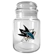 San Jose Sharks NHL 31oz Glass Candy Jar