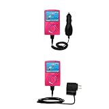 Essential Kit for the Sandisk Sansa Fuze - includes Car and Wall Charger with Rapid Charge Technology - Gomadic Brand w/ TipExchange Technology