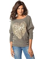 Bleu Marine Jersey Love (Gris)