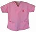 Indiana University Pink Scrubs Tops SHIRT IU Logo For HER -Officially Licensed NCAA College Logo Apparel Unique GIFT Ideas For Mom Nurses Ladies Students Graduation