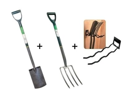 3 Tlg Set Spaten Dunggabel Wandhalterung F Gartengerate Txicvvyl 56