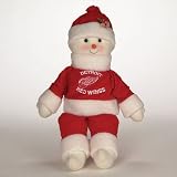 22" NHL Detroit Red Wings Plush Snowman Snowflake Friend Christmas Figure