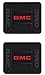 GMC Logo Elite Series Rear Seat Utility Rubber Floor Mats - PAIR