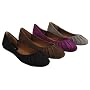 Misbehave by Adi Velvet Pintucked Ballet Flat
