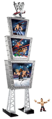 WWE Rumblers Evan Bourne Figure Deluxe Triple Titantron Launcher