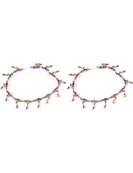 Faceted Citrine Anklets - Sterling Silver