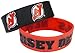 NHL New Jersey Devils Silicone Rubber Bracelet, 2-Pack