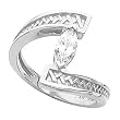 14K White Gold Diamond Solitaire Engagement Ring - 0.50 Ct.