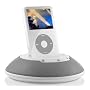 JBL - On Stage Micro - Portable Speaker and Docking Station for iPod (White)