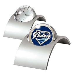 San Diego Padres MLB Spinning Desk Clock by Great American Products