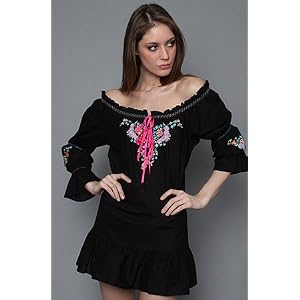 Buy Betsey Johnson The Embroidered Cotton Sleepshirt in Raven Black,Sleepwear for Women by var goTwisterProductImageStrings = new Object();goTwisterProductImageStrings['prodImageNotAvailTextNoColor'] = 