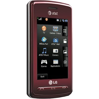LG Vu CU920 TV Phone, Wine (AT&T)
