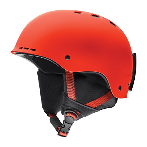 Smith Optics Holt Adult Ski Snowmobile Helmet - Matte Sriracha / Large