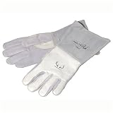 Anchor 101-750GC Pearl Gray Deerskin Premium Welding Gloves (Box of 12 Pairs)