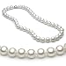 14k Gold 8.5-9mm White Freshwater Cultured Pearl Necklace AAA Quality, 18 Inches