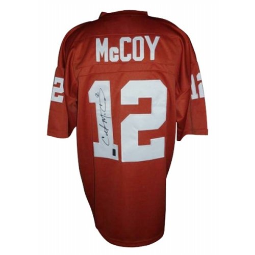 Colt McCoy Autographed Texas Longhorns (Burnt Orange #12) Jersey - McCoy Holo