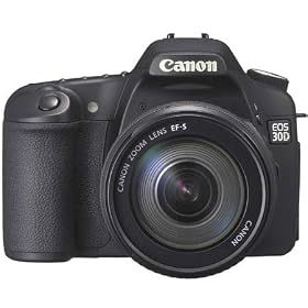Canon EOS-30D Digital SLR Camera Body Kit with 18-55mm f/3.5-5.6 Lens - Refurbished