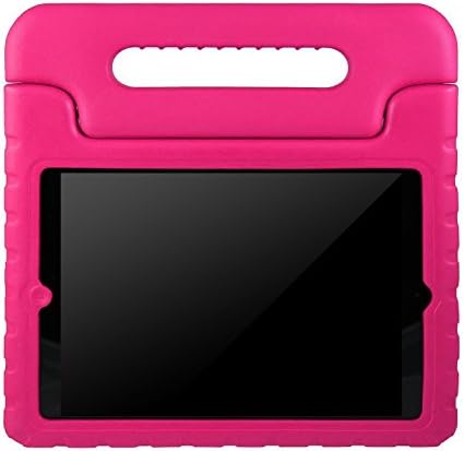 iPad cases, ANZOL lightweight shockproof cover case with handle stand for kids for Apple iPad 2 iPad 3 iPad 4(Pink)