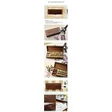 Wooden Rubber Stamp Box - Vintage Print Style - Capital Alphabet Stamp and Number Stamp - 42 Pcs Letter and Number Stamp Set