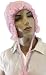 Pink Spiraled Pom Pom Laced Trapper Hat