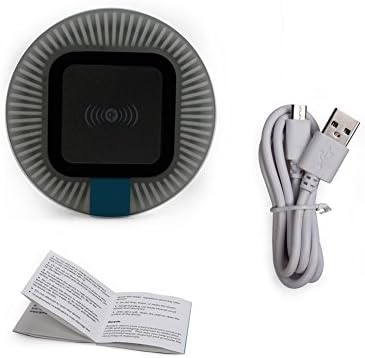 Wireless Charging Pad for Samsung Galaxy S6 Edge Plus / Note 5, Nexus 4 / 5 / 6 / 7 (2013), Nokia Lumia 920, LG Optimus Vu2, HTC 8X / Droid DNA and All Qi-Enabled Device (Black Round)