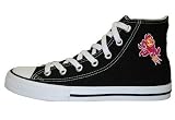 Game Day Soles Hi Top Black Arizona State University Mascot Canvas