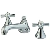 KINGSTON BRASS KS4471ZX Millennium Widespread Lavatory Faucet with Brass Pop-Up, Polished Chrome by 