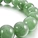 INBLUE Women,Men's 10mm Energy Bracelet Link Wrist Energy Stone Simulated Aventurine Green Buddha Mala Bead