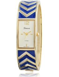 Brinley Co. Womens Stainless Steel Cuff Watch