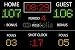 Wallmonkeys Peel and Stick Wall Decals - Vector Basketball Scoreboard - Removable Graphic