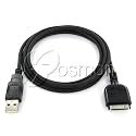 Inspiretech Sync-N-Charge USB Cable with Dock Connector for Sandisk Sansa e280 8Gb / e270 6Gb / e260 4Gb / e250 2Gb / e260R Rhapsody / e280R Rhapsody MP3 Players