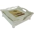 Luncheon Size Ceramic Napkin Holder, Creamy White