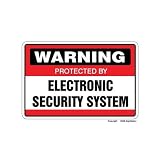 SECURITY SYSTEM SIGN ~Signs~ burglar alarm warning