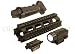 AR15 M4 6.5 inch Quad Rail Hand Guard Laser Sight LED Flashlight Deluxe Combo