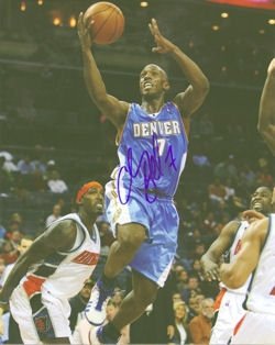 Chauncey Billups Autographed/Hand Signed Denver Nuggets 8x10 Photo