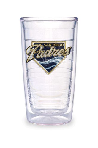 Tervis Tumbler San Diego Padres 16-Ounce Double Wall Insulated Tumbler, Set of 4
