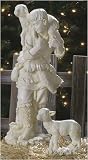 2-Piece Shepherd & Lamb Christmas Nativity Figure Set 23.75