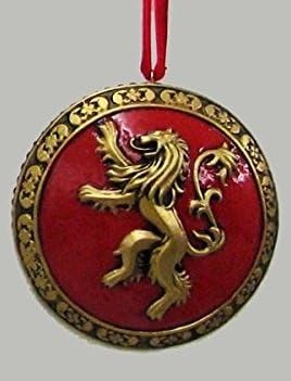 Game of Thrones House Lanister Resin Disc Ornament