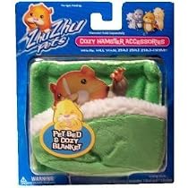 Zhu Zhu Pets Hamster Blanket and Bed - Green