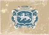 Wallmonkeys Peel and Stick Wall Decals - Heraldic Shield - Removable Graphic