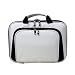 CaseCrown Premium Double Memory Foam Laptop Case with Front Pocket (Nylon White) for Samsung N120 10.1-Inch Netbook