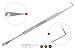 Suvorna Skin Care Pimple Blemish Remover & Comedone Extractor with Needle Point Lancet Skinpal s75