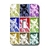 3dRose LLC lsp_6056_1 German Shepherd Pop Art, Single Toggle Switch ~ 3dRose
